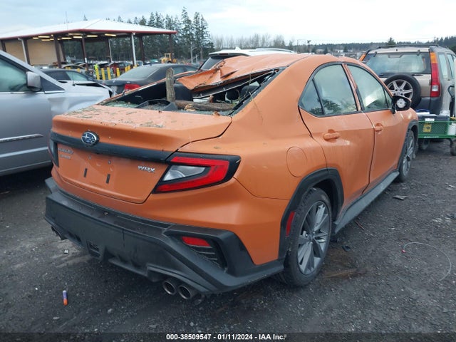 2022 SUBARU WRX VIN: JF1VBAA62N9030599