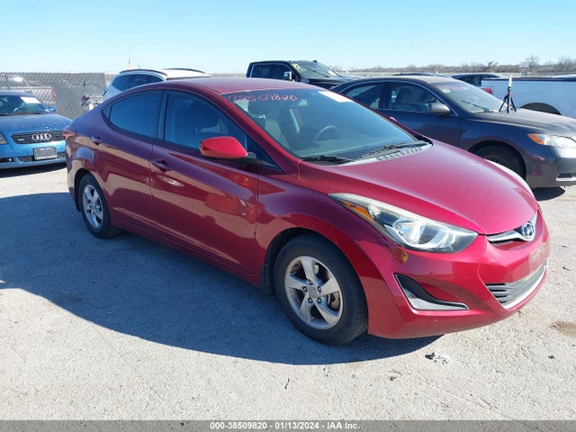 2014 HYUNDAI ELANTRA SE VIN: 5NPDH4AE9EH546821