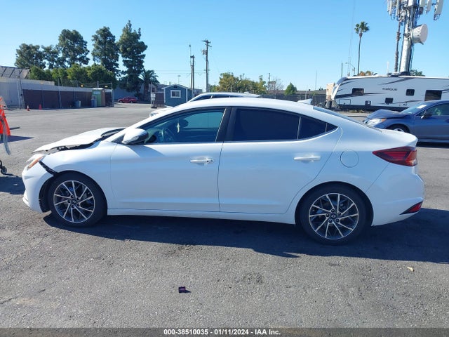 2019 HYUNDAI ELANTRA LIMITED VIN: 5NPD84LF3KH497147