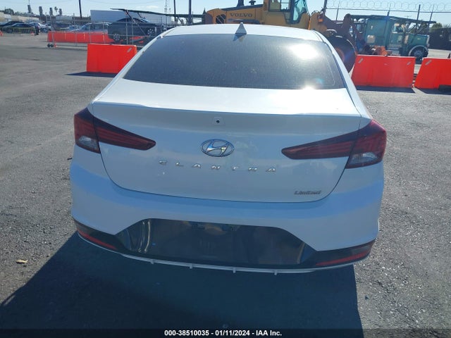 2019 HYUNDAI ELANTRA LIMITED VIN: 5NPD84LF3KH497147