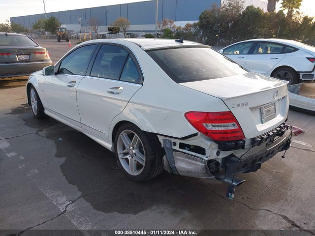 Продаж на аукціоні авто 2012 Mercedes-benz C 350 Sport, vin: WDDGF5HB6CR191574, номер лоту: 38510445