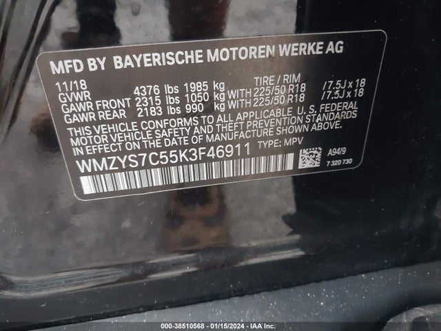 2019 MINI COUNTRYMAN WMZYS7C55K3F46911 Photo 8