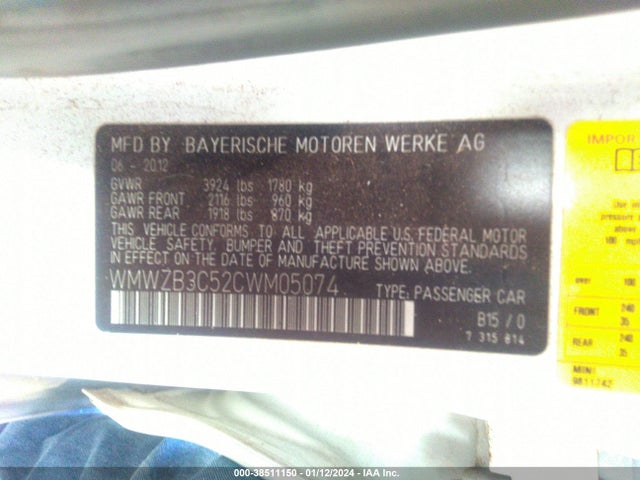 2012 MINI COOPER COUNTRYMAN WMWZB3C52CWM05074 Photo 8