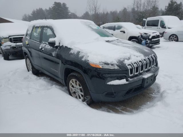 Продажа на аукционе авто 2017 Jeep Cherokee Sport 4x4, vin: 1C4PJMAS2HD227908, номер лота: 38511180