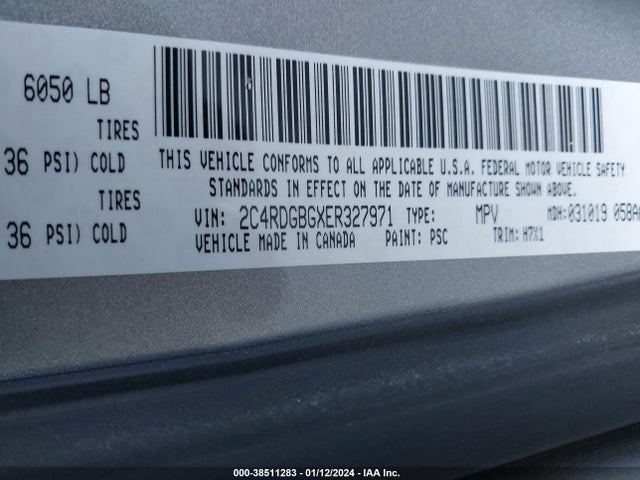 Dodge Grand Caravan Avp/se 2014 2C4RDGBGXER327971 Image 9