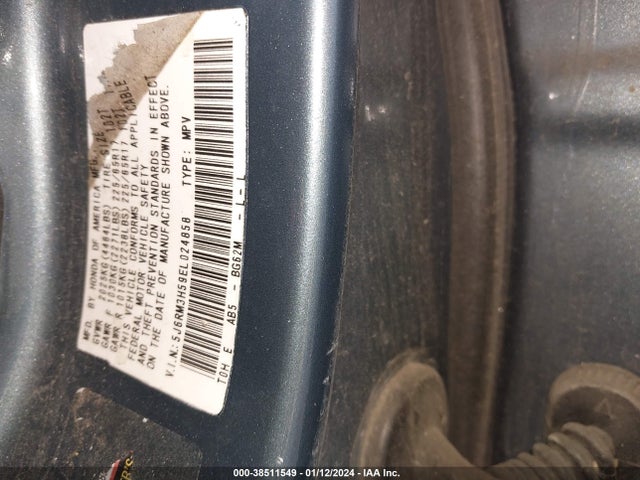 Honda CR-V EX 2014 5J6RM3H59EL024858 Image 9