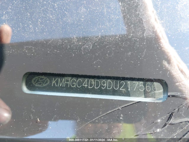 2013 HYUNDAI GENESIS 3.8 VIN: KMHGC4DD9DU217566