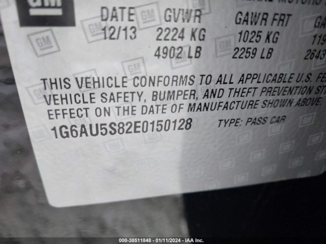 1G6AU5S82E0150128 Cadillac Cts Vsport