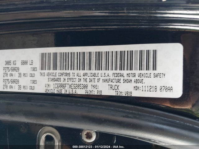RAM 1500 Express 2014 1C6RR6FTXES205300 Image 9