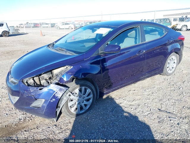 2012 HYUNDAI ELANTRA GLS VIN: 5NPDH4AE9CH108071