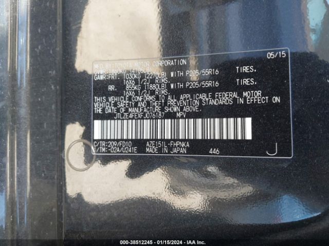 JTLZE4FEXFJ076187 Scion XB