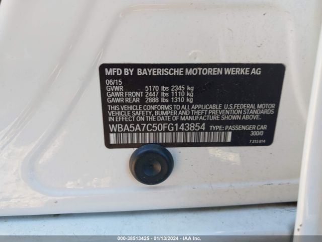 WBA5A7C50FG143854 BMW 528i Xdrive