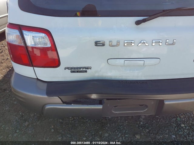 2002 SUBARU FORESTER S VIN: JF1SF65522H757913