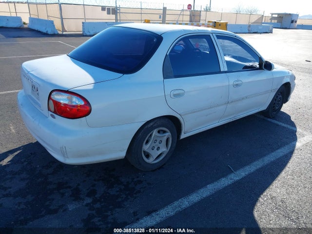 2001 KIA SEPHIA BASE (A4)/BASE (M5)/LS PWR PKG VIN: KNAFB121815084490