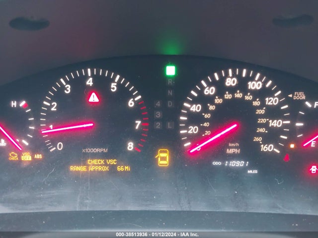 Aukcja sprzedaży 2002 Lexus Ls 430, vin: JTHBN30F120086243, numer aukcji: 38513936
