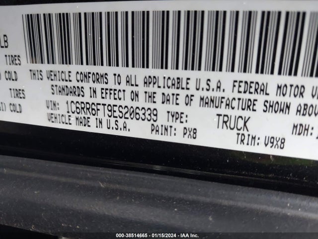 RAM 1500 Express 2014 1C6RR6FT9ES206339 Image 9