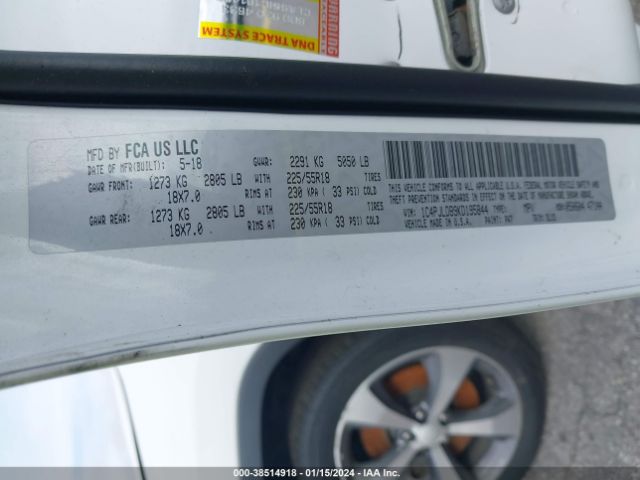1C4PJLDB9KD195844 Jeep Cherokee Limited Fwd