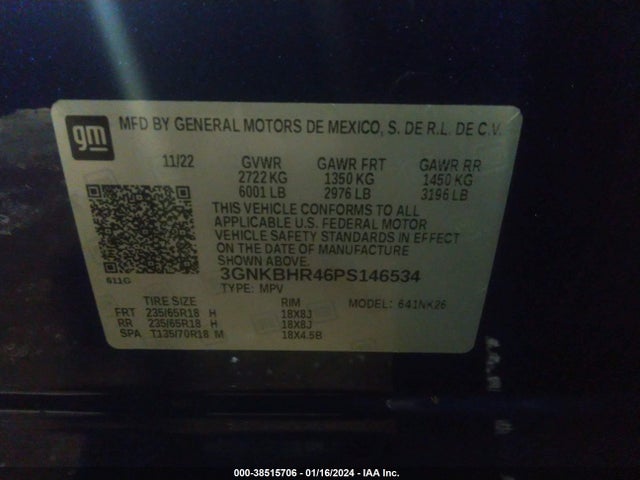 Chevrolet Blazer Awd 2lt 2023 3GNKBHR46PS146534 Image 9
