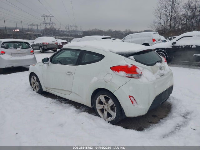 2012 HYUNDAI VELOSTER BASE W/GRAY VIN: KMHTC6AD3CU019661
