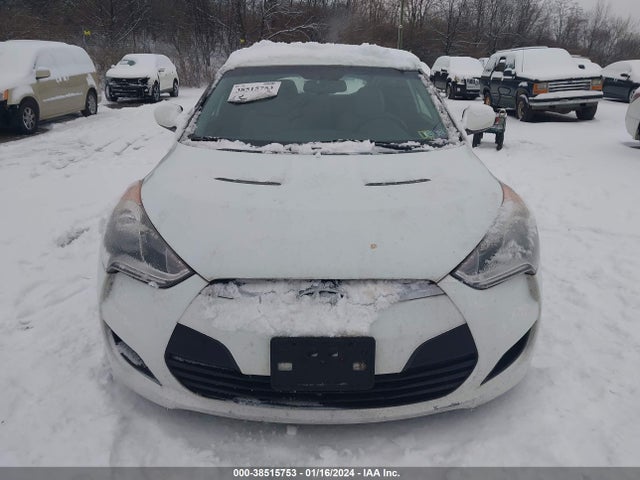 2012 HYUNDAI VELOSTER BASE W/GRAY VIN: KMHTC6AD3CU019661