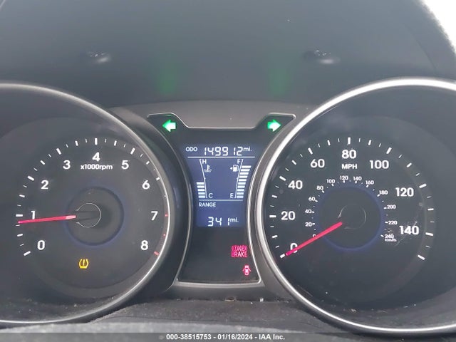 2012 HYUNDAI VELOSTER BASE W/GRAY VIN: KMHTC6AD3CU019661