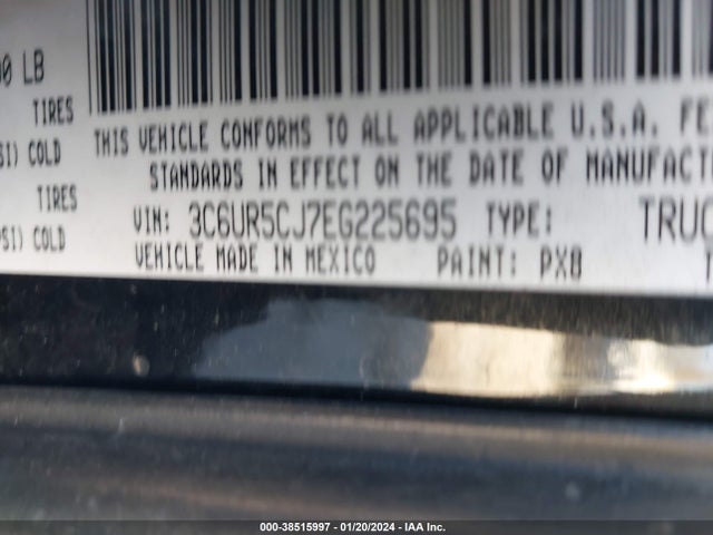 RAM 2500 Tradesman 2014 3C6UR5CJ7EG225695 Image 9