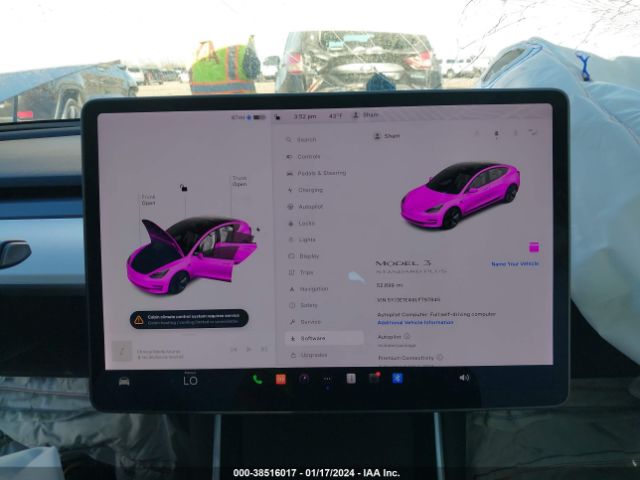 5YJ3E1EA9LF797845 Tesla MODEL 3