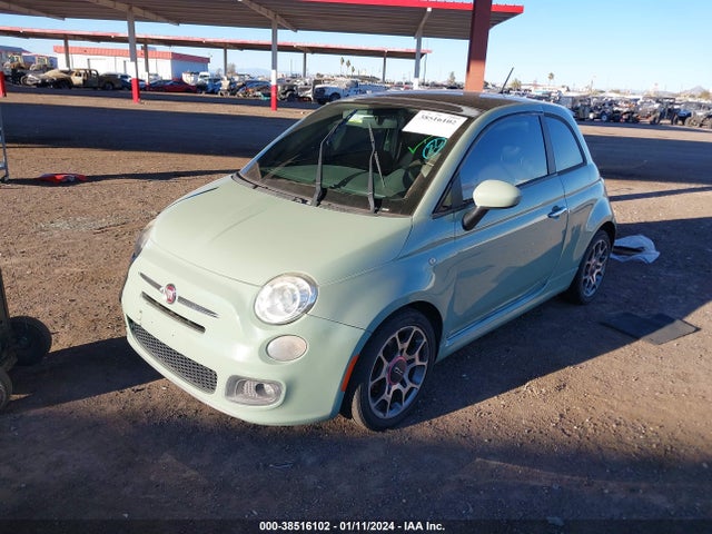 2012 FIAT 500 3C3CFFBR5CT233944 Photo 1