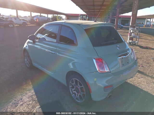 2012 FIAT 500 3C3CFFBR5CT233944 Photo 2