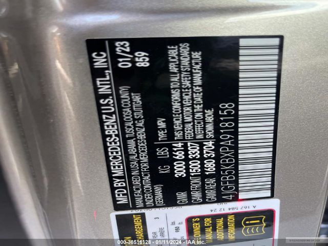 2023 MERCEDES-BENZ GLE 4JGFB5KBXPA918158 Photo 8