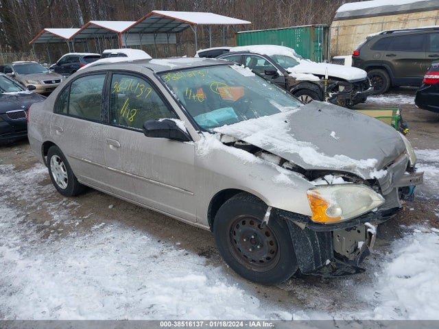 2002 HONDA CIVIC LX VIN: 1HGES16502L058296