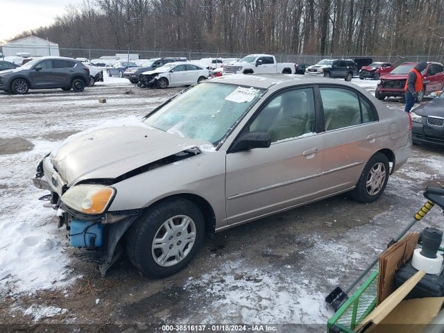 2002 HONDA CIVIC LX VIN: 1HGES16502L058296