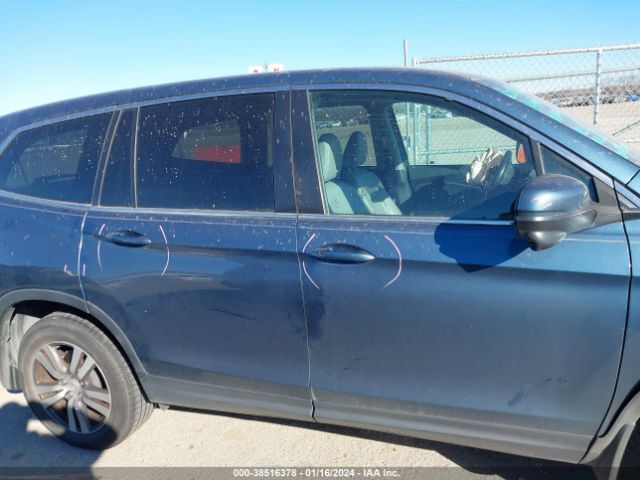 5FNYF5H5XGB055260 Honda Pilot Ex-l