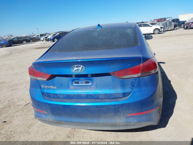 2018 HYUNDAI ELANTRA SEL VIN: 5NPD84LF6JH285888