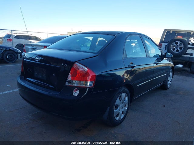 2009 KIA SPECTRA LX VIN: KNAFE221295628054
