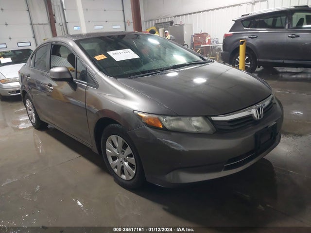 2012 HONDA CIVIC LX VIN: 19XFB2F58CE078508