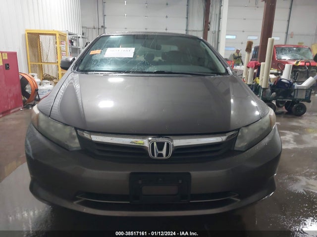 2012 HONDA CIVIC LX VIN: 19XFB2F58CE078508