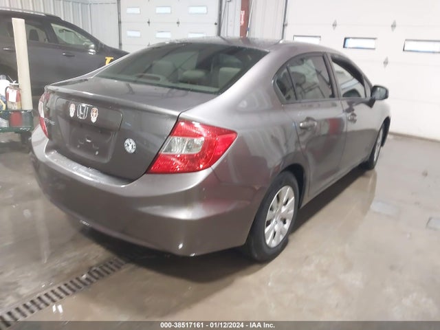 2012 HONDA CIVIC LX VIN: 19XFB2F58CE078508