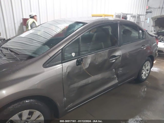 2012 HONDA CIVIC LX VIN: 19XFB2F58CE078508