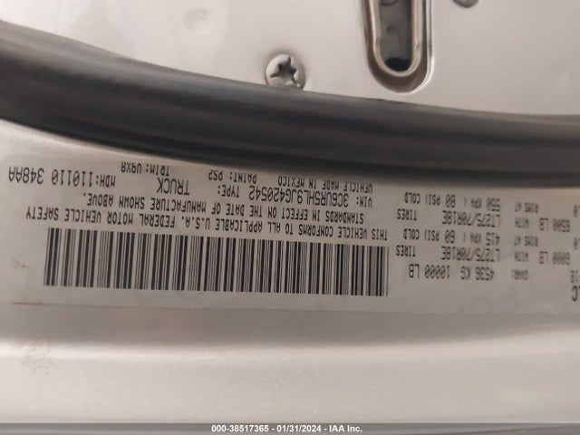 RAM 2500 Tradesman  4x4 8' Box 2018 3C6UR5HL9JG420542 Image 9