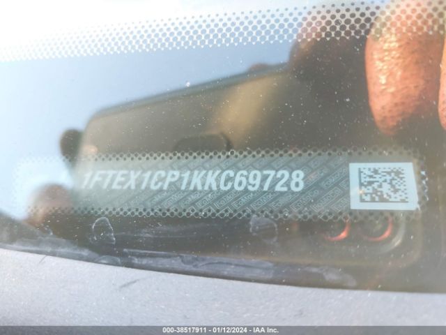 1FTEX1CP1KKC69728 Ford F-150 Xl