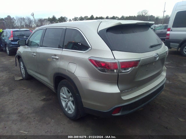 Toyota Highlander Le V6 2016 5TDBKRFH5GS294216 Image 3