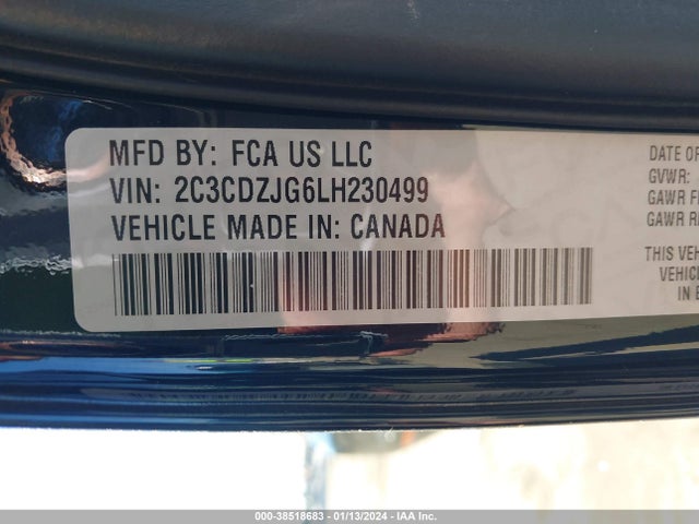 Dodge Challenger Gt 2020 2C3CDZJG6LH230499 Image 9