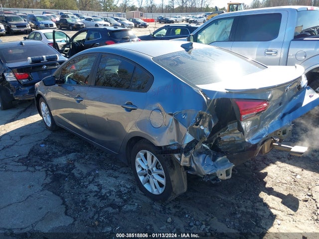 2017 KIA FORTE S VIN: 3KPFL4A71HE060649