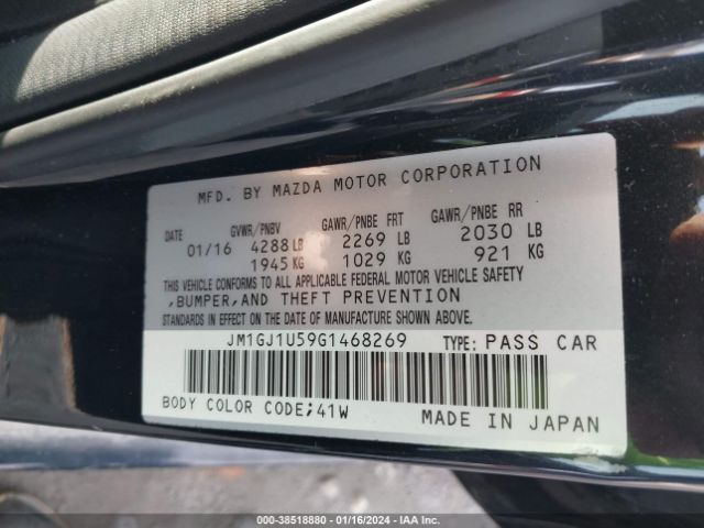 JM1GJ1U59G1468269 Mazda Mazda6 I Sport