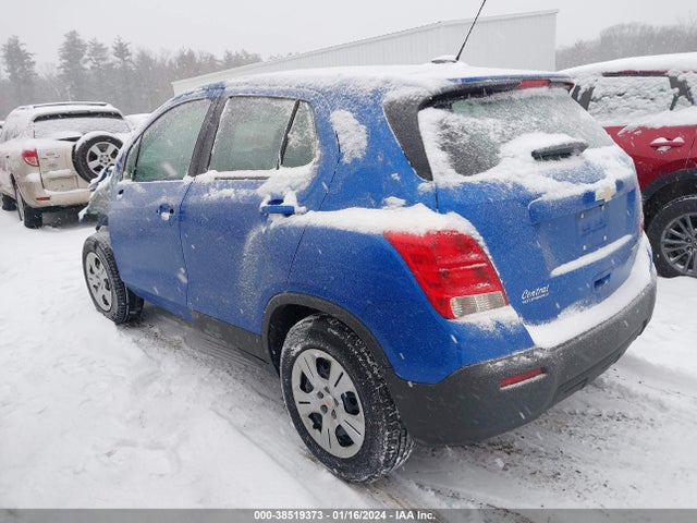 Chevrolet Trax 1ls 2016 KL7CJKSB4GB707117 Image 3