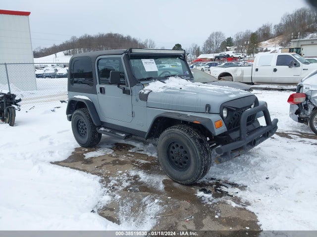 2001 JEEP WRANGLER SE VIN: 1J4FA29P61P370441