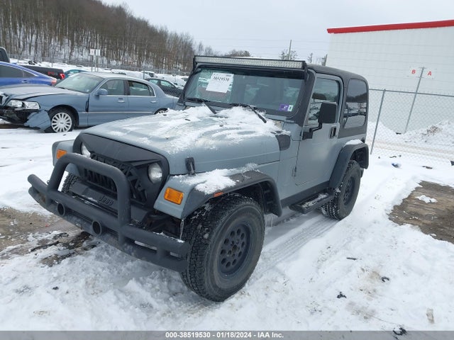 2001 JEEP WRANGLER SE VIN: 1J4FA29P61P370441