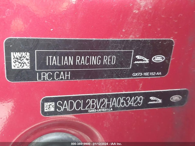 2017 JAGUAR F-PACE SADCL2BV2HA053429 Photo 8