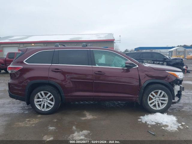 5TDBKRFHXES009426 Toyota Highlander Le V6
